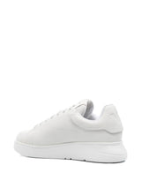 EMPORIO ARMANI EXCLUSIVE Padded-tongue leather sneakers