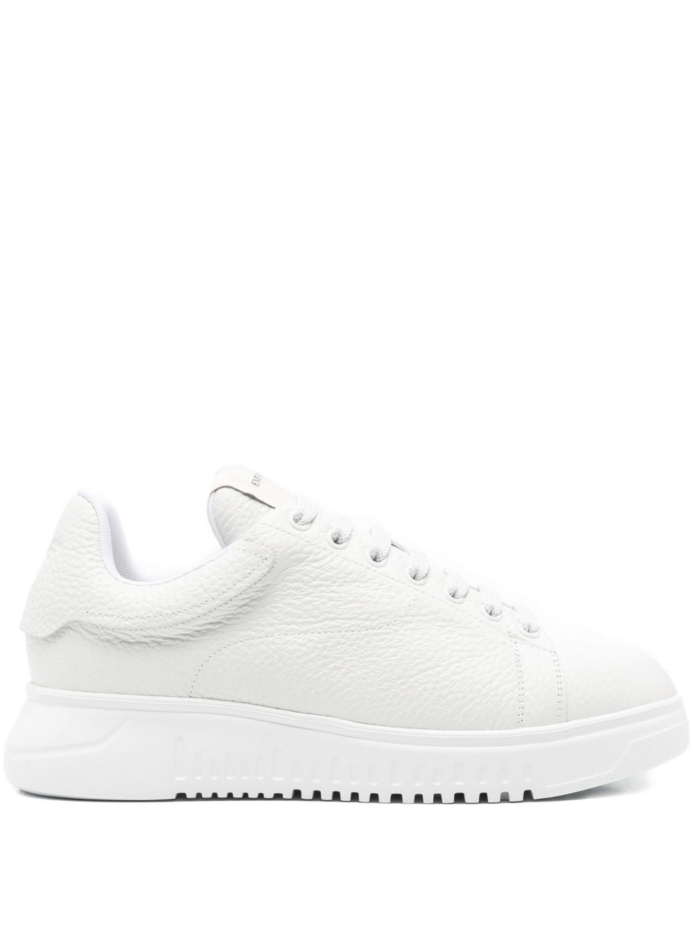 EMPORIO ARMANI EXCLUSIVE Padded-tongue leather sneakers