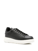 EMPORIO ARMANI EXCLUSIVE Textured leather sneakers