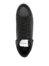 EMPORIO ARMANI EXCLUSIVE Textured leather sneakers