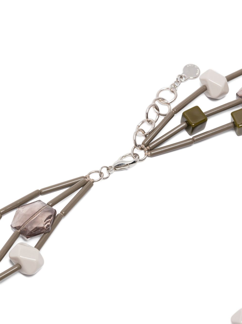 EMPORIO ARMANI EXCLUSIVE Multi-strand necklace with geometric elements