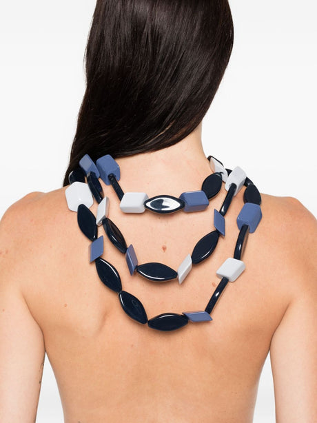 EMPORIO ARMANI EXCLUSIVE Multi-strand necklace with multi-shaped stones