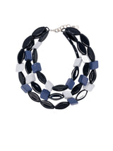 EMPORIO ARMANI EXCLUSIVE Multi-strand necklace with multi-shaped stones