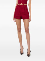 Alice + Olivia Shorts Red