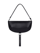 Courreges Pre half-moon leather shoulder bag