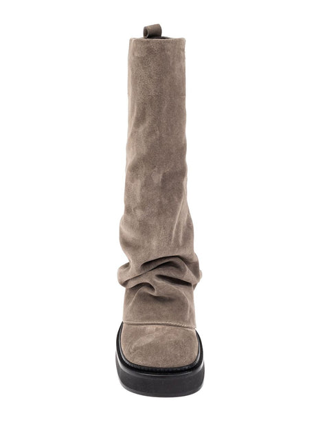 The Attico Boots Dove Grey