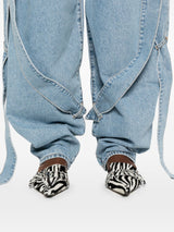 The Attico Jeans Clear Blue