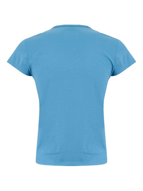 The Attico T-shirts and Polos Clear Blue