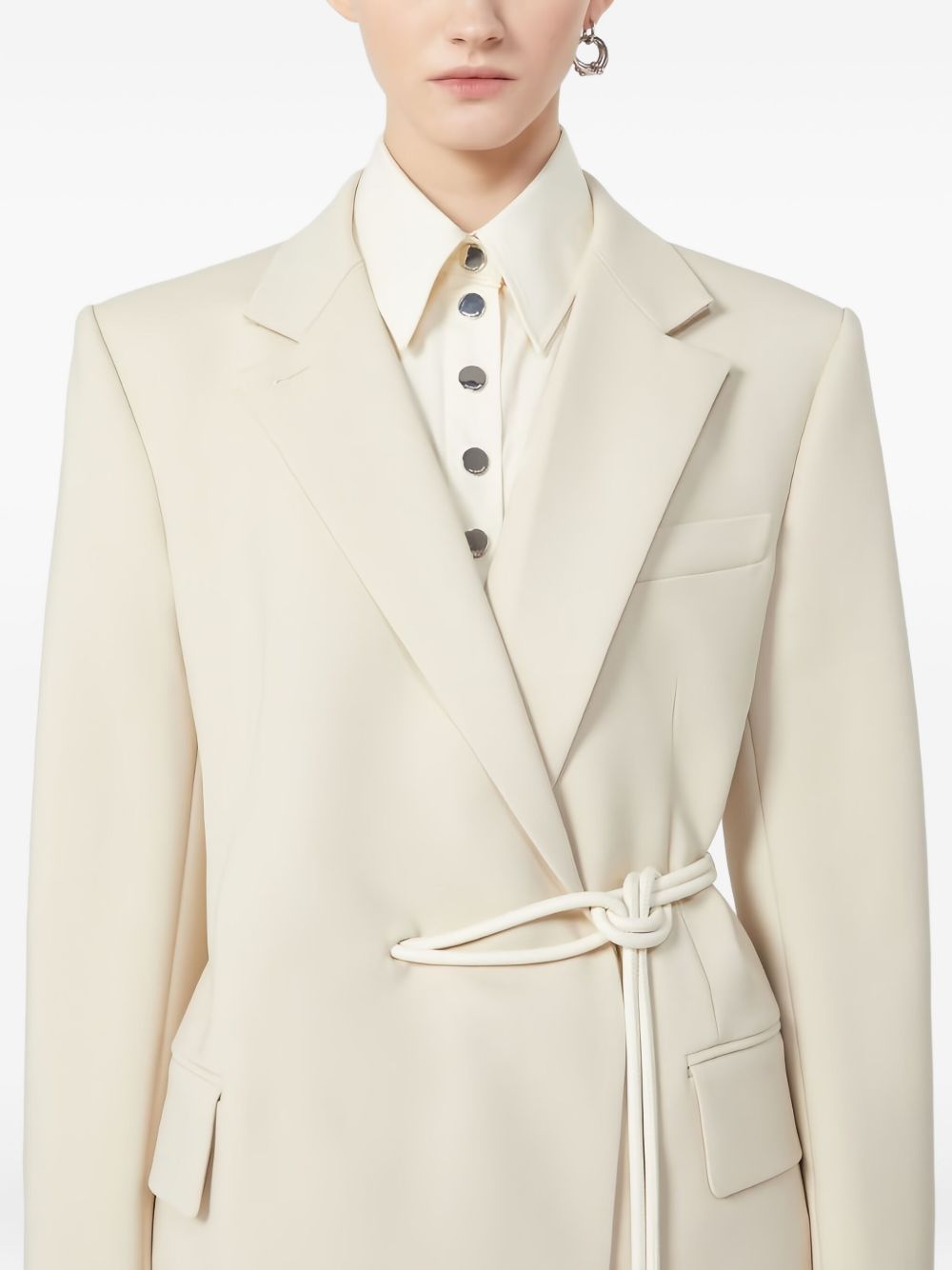 SPORTMAX PRE Coats Ivory