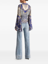 Alice + Olivia Shirts Purple