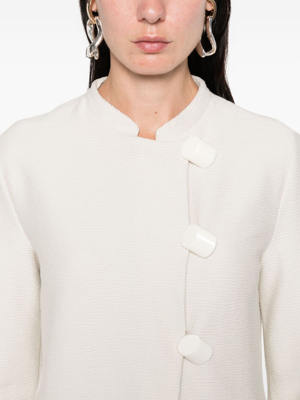 Emporio Armani Asymmetric-fastening jacket