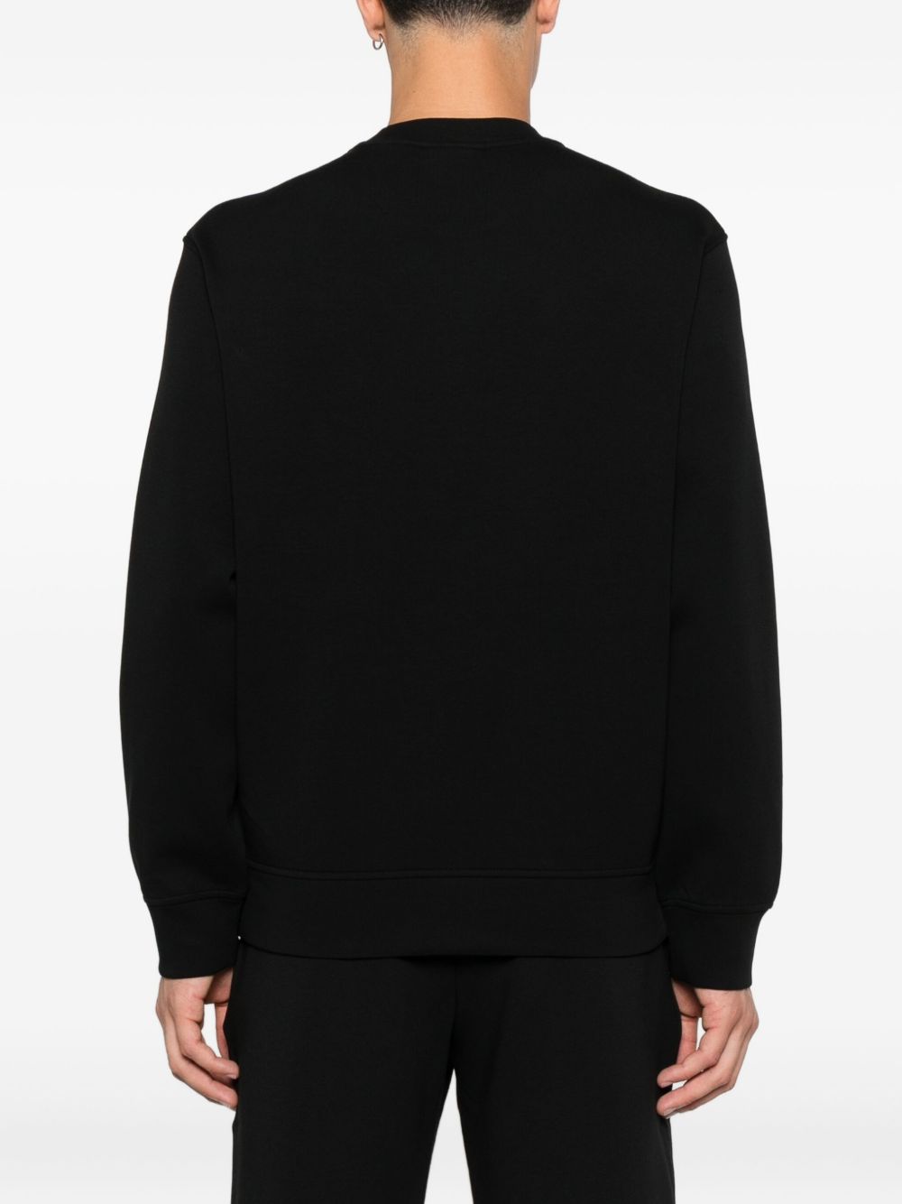 Emporio Armani Double jersey sweatshirt with pocket and ASV logo patch