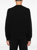 Emporio Armani Double jersey sweatshirt with pocket and ASV logo patch