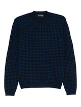 Emporio Armani Houndstooth wool sweater