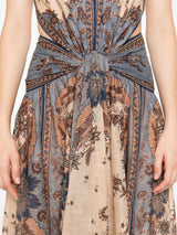 Zimmermann Ascension long cotton dress with print