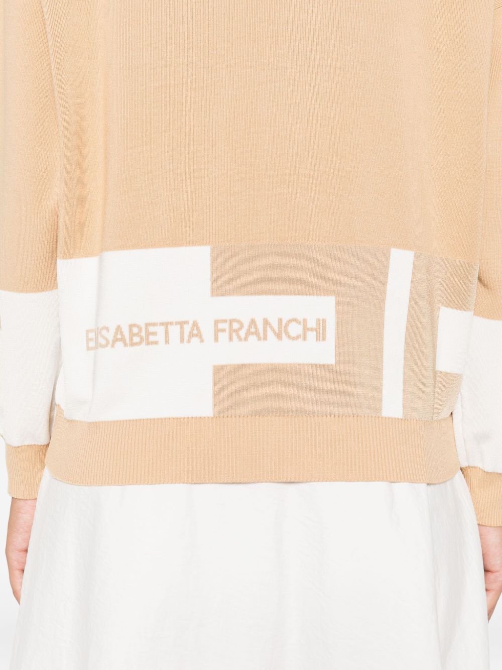 Elisabetta Franchi Sweaters Beige