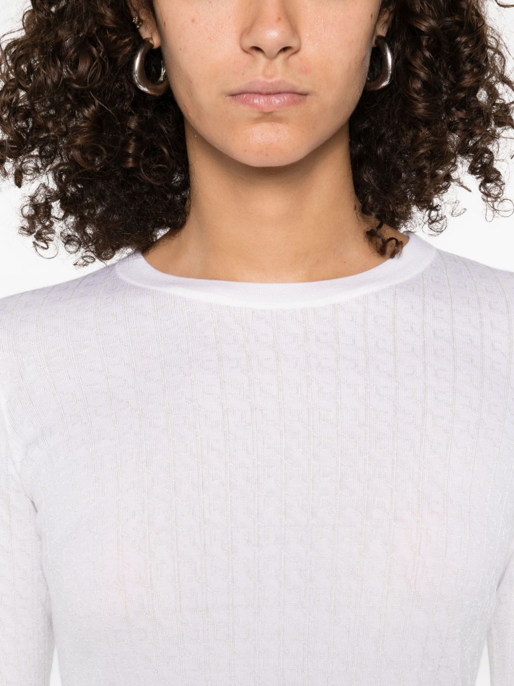 Elisabetta Franchi Sweaters Ivory