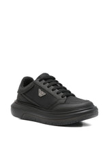 EMPORIO ARMANI EXCLUSIVE Panelled lace-up sneakers