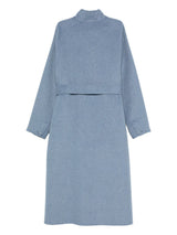 Emporio Armani Belted stand-collar coat