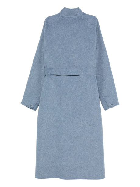 Emporio Armani Belted stand-collar coat