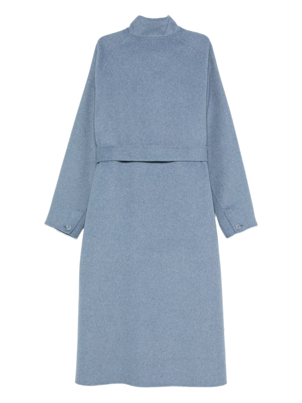 Emporio Armani Belted stand-collar coat