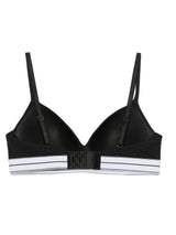 Emporio Armani ASV organic-cotton, padded triangle bra with logo underband