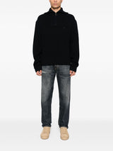 Emporio Armani Half-zip wool sweater