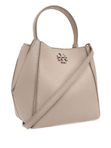 Tory Burch Mcgraw small leather bucket bag