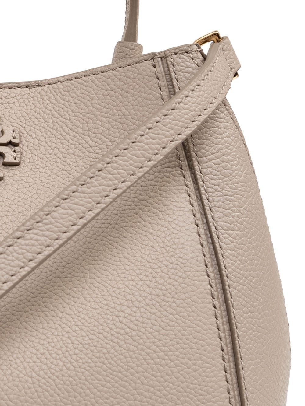 Tory Burch Mcgraw small leather bucket bag