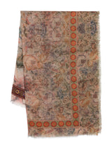 Pierre Louis Mascia Printed cashmere scarf