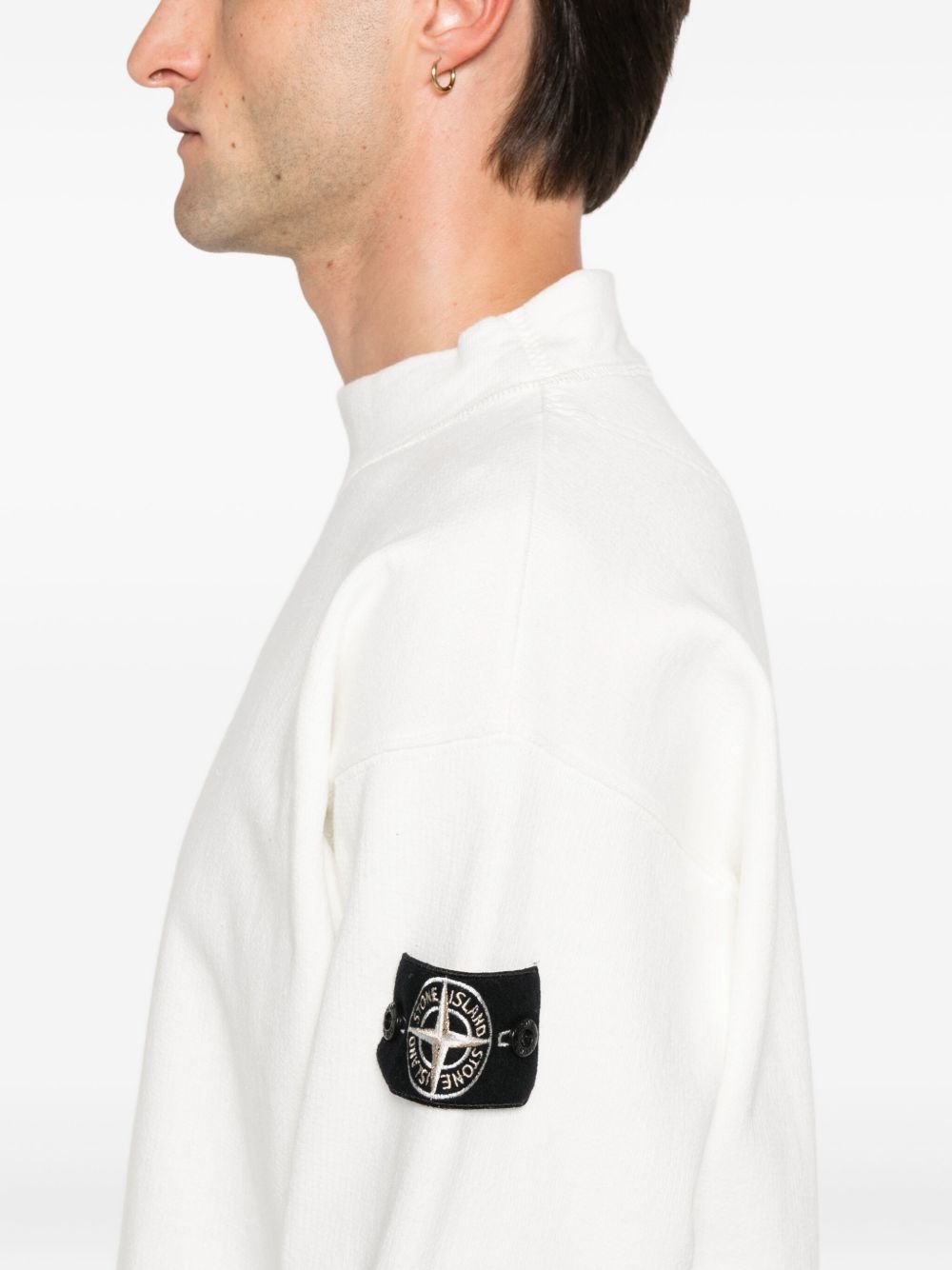Stone Island Sweaters White