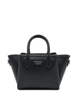 Emporio Armani Small shopper with palmellato finish