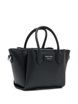 Emporio Armani Small shopper with palmellato finish