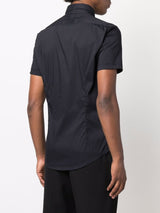 Emporio Armani Logo-embroidered short-sleeved shirt