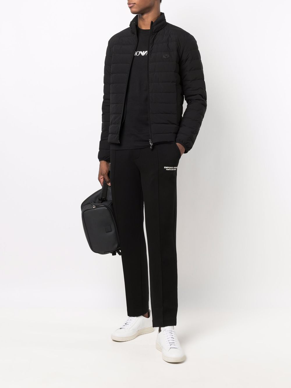 Emporio Armani Pima jersey T-shirt with logo print