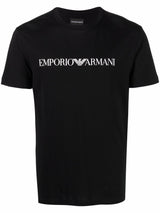 Emporio Armani Pima jersey T-shirt with logo print