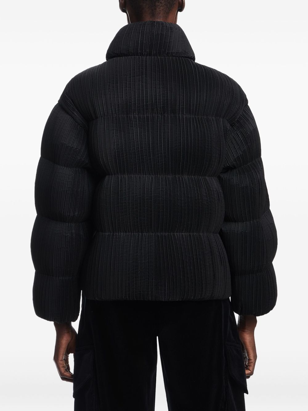 Emporio Armani Jacket in pleated techno fabric