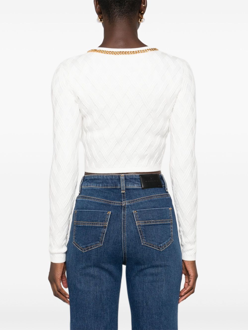 Elisabetta Franchi Sweaters Ivory