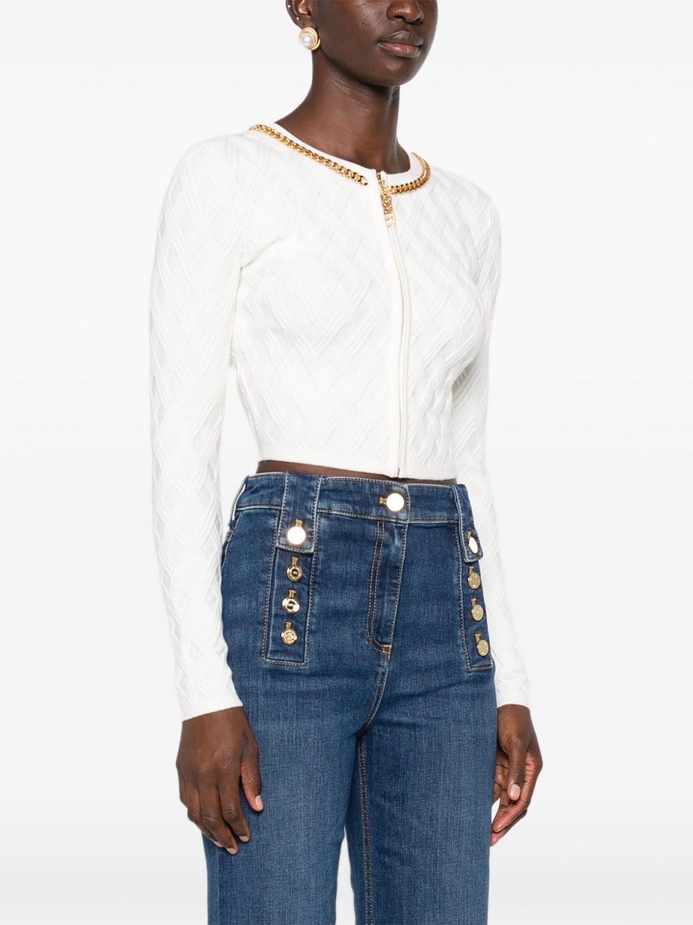 Elisabetta Franchi Sweaters Ivory