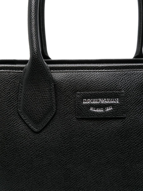 Emporio Armani Medium finish palmellato shopper