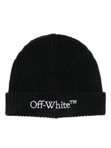 Off White wool beanie