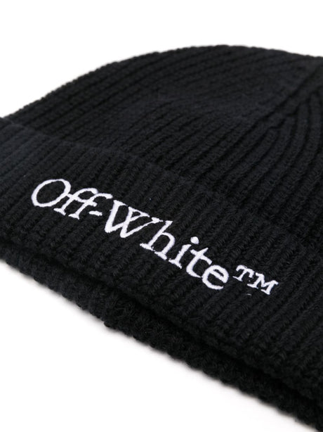Off White wool beanie