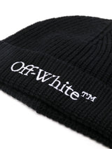 Off White wool beanie