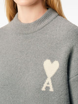 Ami Paris Sweaters Grey