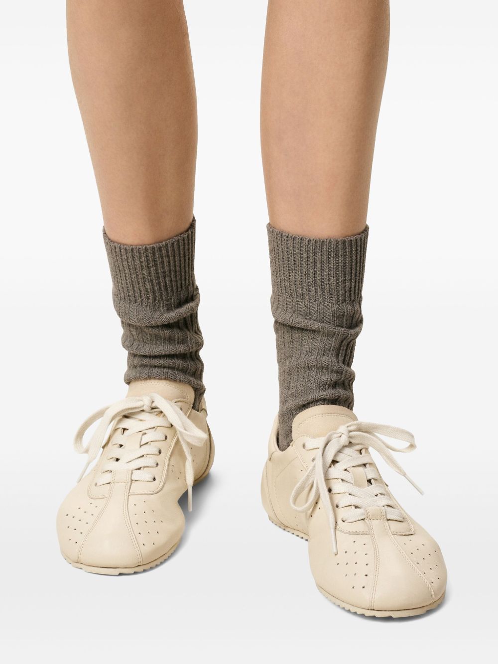 Ami Paris Sneakers Ivory