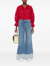 Alice + Olivia Jeans Clear Blue