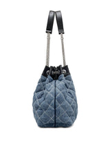 Marc Jacobs The Quilted Denim Large Chain Sack Bag