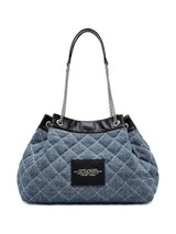 Marc Jacobs The Quilted Denim Large Chain Sack Bag