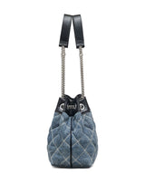 Marc Jacobs The Quilted Denim Chain Sack Bag