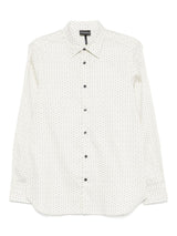 Emporio Armani Patterned cotton shirt